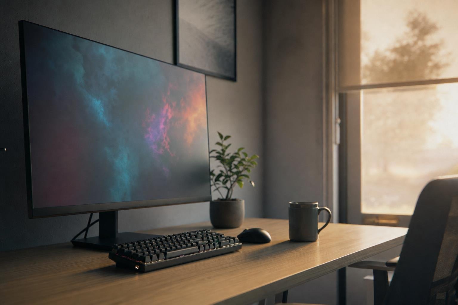 Trading charts and hardware wallet on a desk in soft daylight